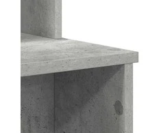 Stalas Betono pilka 120,5 x 44 x 88,5 cm Apdirbta mediena