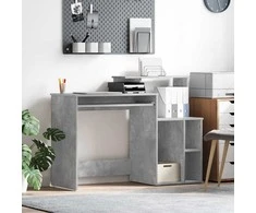 Stalas Betono pilka 120,5 x 44 x 88,5 cm Apdirbta mediena