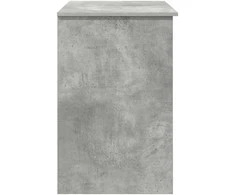 Stalas su stalčių Betono pilka 90 x 49 x 75 cm Apdirbta mediena