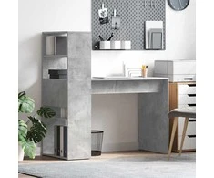 Stalas Betono pilka 113 x 54 x 120 cm Apdirbta mediena