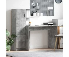 Stalas 2 pcs Betono pilka