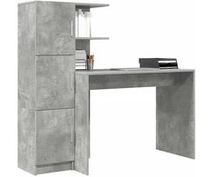 Stalas 2 pcs Betono pilka