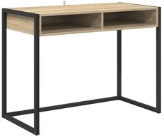 Stalas su saugykla Sonoma 100 x 50 x 75 cm Apdirbta mediena