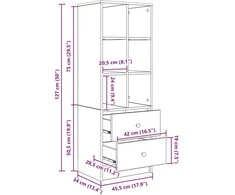 Stalas Senas medis 115,5 x 50 x 127 cm 2 vnt.