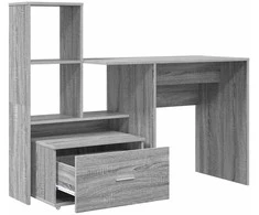 Stalas Pilkas Sonoma 131,5 x 50 x 106,5 cm Apdirbta mediena