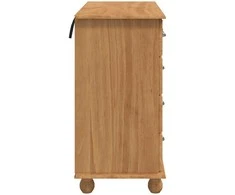 Komoda ASKIM Ruda 91 x 40 x 79 cm Kietos pušies mediena