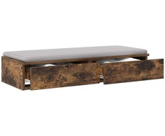 Lovos stalčiai su stalčių Rūkyta ąžuolas 80 x 36,5 x 16,5 cm