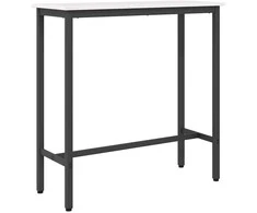staliuku Balta 100 x 40 x 101 cm Inžinerinė mediena ir plienas