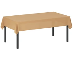 Stalo skraistė 5 vnt. Smėlio 140 x 260 cm Poliesteris