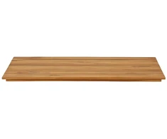 Stalo viršus 100 x 50 x 3,5 cm Stačiakampio Kieto teka medžio