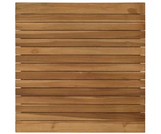 Stalo viršus 60 x 60 x 3,5 cm Kvadrato Kieto teka medžio