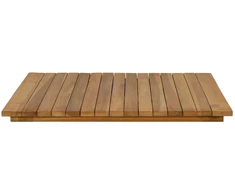 Stalo viršus 60 x 60 x 3,5 cm Kvadrato Kieto teka medžio