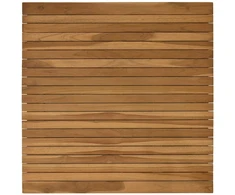 Stalo viršus 80 x 80 x 3,5 cm Kvadrato Kieto teka medžio