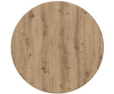 Stalo viršus Ø 60 x 1,5 cm Apvali Apdirbta mediena
