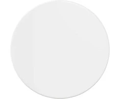 Stalo viršus Ypatingai blizgi balta Ø 30 x 1,5 cm
