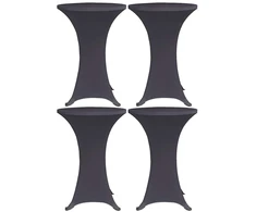 Staltiesės, 4vnt., antracito sp., 60 cm, įtempiamos (2x131428)