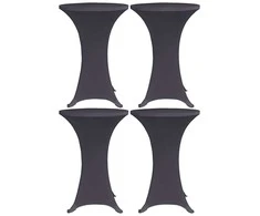 Staltiesės, 4vnt., antracito sp., 80 cm, įtempiamos (2x131430)