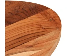 Stalviršis, 100x40x2,5cm, akacijos masyvas, ovalo formos