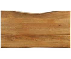 Stalviršis, 100x60x3,8cm, mango masyvas, su gyvu kraštu