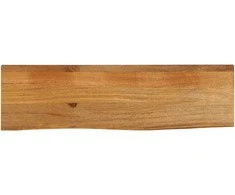 Stalviršis, 120x40x2,5cm, mango masyvas, su gyvu kraštu