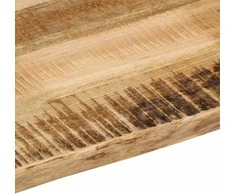 Stalviršis, 120x40x3,8cm, mango masyvas, su gyvu kraštu