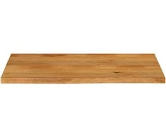 Stalviršis, 120x60x3,8cm, mango masyvas, su gyvu kraštu