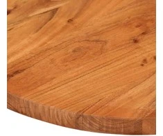 Stalviršis, 140x60x2,5cm, akacijos masyvas, ovalo formos