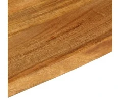 Stalviršis, 160x40x2,5cm, mango masyvas, su gyvu kraštu