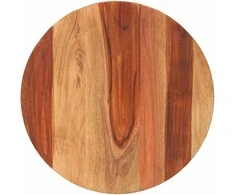 Stalviršis, 50cm, akacijos medienos masyvas, apskritas, 15–16mm