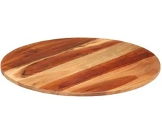 Stalviršis, 60cm, akacijos medienos masyvas, apskritas, 15–16mm