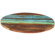 Stalviršis, 60cm, medienos masyvas, 25-27mm, apskritas
