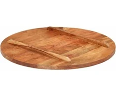 Stalviršis, 70cm, akacijos medienos masyvas, apskritas, 25–27mm