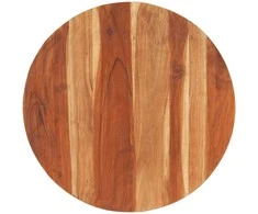 Stalviršis, 80cm, akacijos medienos masyvas, apskritas, 15–16mm