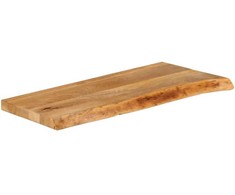 Stalviršis, 80x30x2,5cm, mango medienos masyvas, su gyvu kraštu