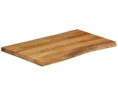 Stalviršis, 80x60x2,5cm, mango medienos masyvas, su gyvu kraštu