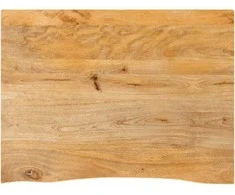 Stalviršis, 90x60x3,8cm, mango medienos masyvas, su gyvu kraštu