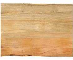 Stalviršis, 90x60x3,8cm, mango medienos masyvas, su gyvu kraštu