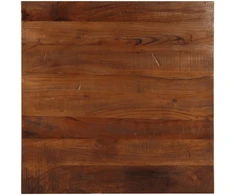 Stalviršis, 90x90x2,5 cm, kvadratinis, perdirbtos medienos masyvas