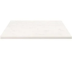 Stalviršis, baltas, 70x70x2,5cm, pušies masyvas, kvadratinis