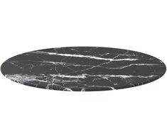 Stalviršis, juodas, 60x0,8cm, grūdintas stiklas