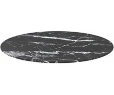 Stalviršis, juodas, 70x0,8cm, grūdintas stiklas