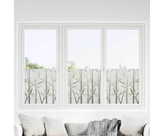 Elektrostatinė langų plėvelė Bambuko raštas 60 x 500 cm PVC