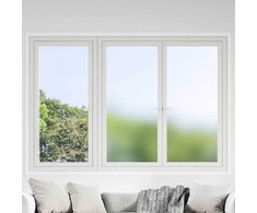 Elektrostatinė langų plėvelė Frosted Pilka 60 x 2000 cm PVC
