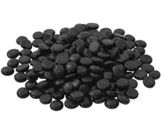 Stiklo granulių 17-19 mm Juoda Stiklas