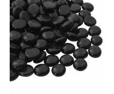 Stiklo granulių 17-19 mm Juoda Stiklas