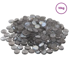 Stiklo granulių 17-19 mm Purpurinė pilka Stiklas