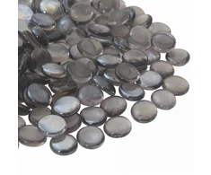 Stiklo granulių 17-19 mm Purpurinė pilka Stiklas