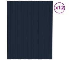 Stogo plokštė 12 pcs Antracito 60 x 45 cm Galvanizuotas plienas