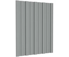 Stogo plokštė 12 pcs Pilka 60 x 45 cm Galvanizuotas plienas