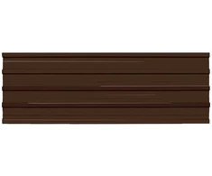 Stogo plokštė 12 pcs Ruda 129 x 45 cm Galvanizuotas plienas